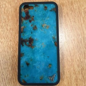 iPhone 5/5s Wildflower Turquoise Case